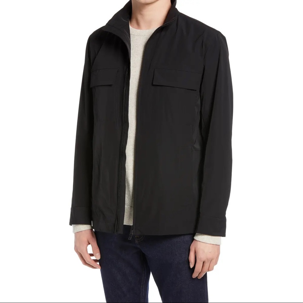 THEORY Men's Black Everett Water Resistant Jacket Size XXL